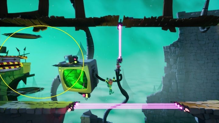 Nie bój się ostrych platform, które pędzą prosto na Ciebie - Crash 4: Zamek Cortexa - solucja, opis przejścia - Crash Bandicoot 4 - poradnik, solucja