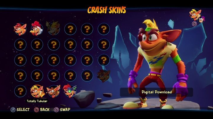 Sposób odblokowania: pobierz wersję cyfrową - Crash 4: Crash - skórki, jak odblokować - Crash Bandicoot 4 - poradnik, solucja