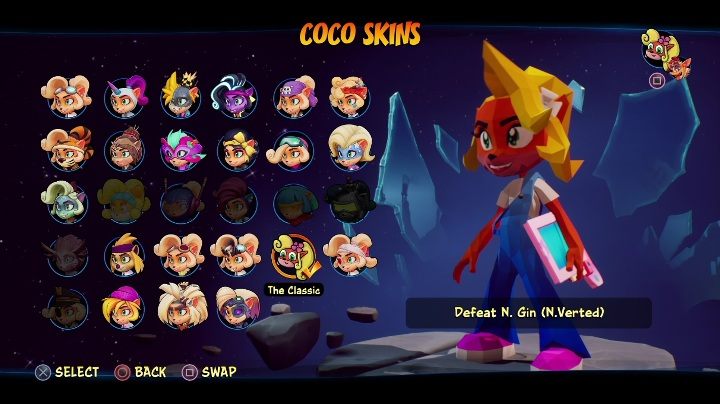 Sposób odblokowania: pokonaj N - Crash 4: Coco - skórki, jak odblokować - Crash Bandicoot 4 - poradnik, solucja