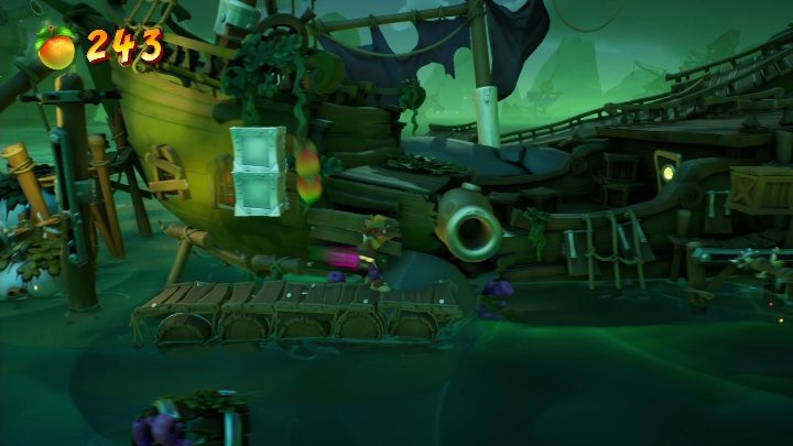 To prosta plansza, która opiera się na podobnych założeniach jak cała mapa Jetboard Jetty - Crash 4: Zielony klejnot - gdzie znaleźć, lokalizacja diamentu - Crash Bandicoot 4 - poradnik, solucja