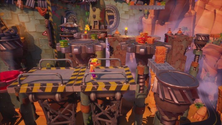 Droga zaprowadzi Ci krótkiej planszy, na której możesz zdobyć kilka skrzynek - Crash 4: Czerwony klejnot - gdzie znaleźć, lokalizacja diamentu - Crash Bandicoot 4 - poradnik, solucja
