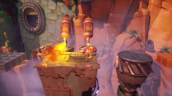 Gdy dotrzesz do końca planszy wrócisz na mapę Zgniatarka - Crash 4: Czerwony klejnot - gdzie znaleźć, lokalizacja diamentu - Crash Bandicoot 4 - poradnik, solucja
