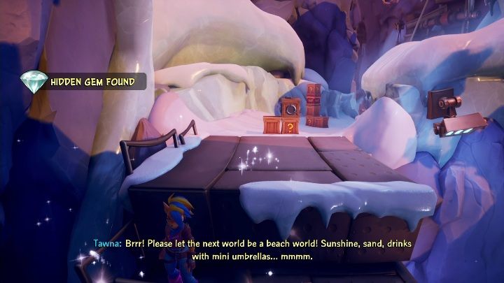 Po lewej stronie znajdziesz mała półkę, która nie będzie widoczna na pierwszy rzut oka - Crash 4: Diamenty - gdzie znaleźć, lokalizacja - Crash Bandicoot 4 - poradnik, solucja
