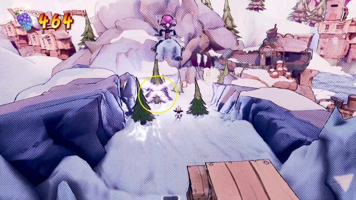 Ukryty diament znajduje się zaraz za drzewem, które zniszczy Twój przeciwnik - Crash 4: Diamenty (Poziomy Na Odwrót) - lista, lokalizacja - Crash Bandicoot 4 - poradnik, solucja