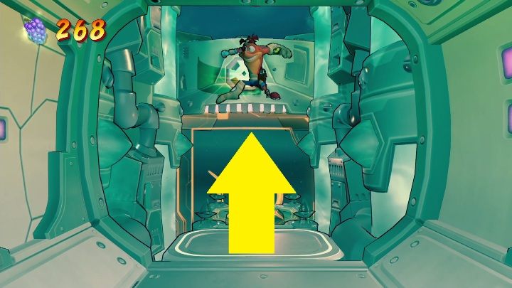 Kolejny diament ukryty pod sufitem - Crash 4: Diamenty (Poziomy Na Odwrót) - lista, lokalizacja - Crash Bandicoot 4 - poradnik, solucja