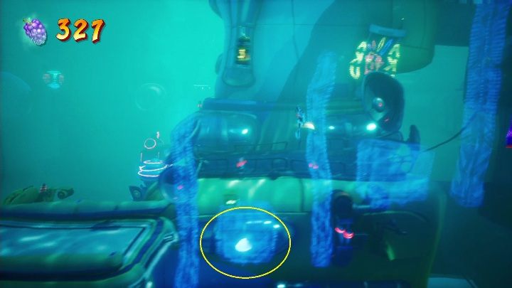 Ukryty diament znajduje się pod metalowym elementem, po którym się poruszasz - Crash 4: Diamenty (Poziomy Na Odwrót) - lista, lokalizacja - Crash Bandicoot 4 - poradnik, solucja