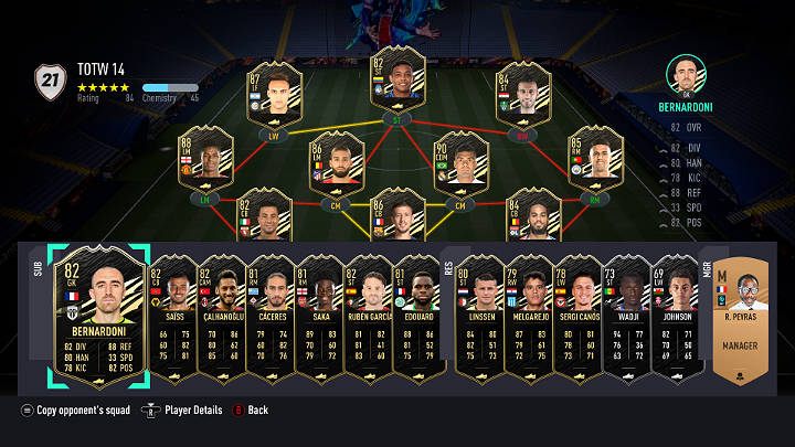 LP - FIFA 21: Drużyna Tygodnia 14 (TOTW 14) - FIFA 21 - poradnik do gry