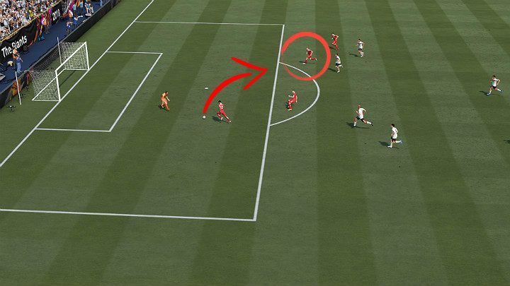 Wchodząc z piłką w pole karne przeciwnika zwracaj uwagę na to, gdzie aktualnie znajduje się bramkarz, a także gdzie znajdują się jego obrońcy - FIFA 21: Zakończenie akcji - FIFA 21 - poradnik do gry