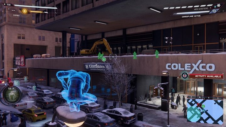 Druga kapsuła jest na tarasie budynku, na którym trwają prace remontowe - Spider-Man Miles Morales: Kapsuły czasu - wszystkie lokacje, lista - Spider-Man Miles Morales - poradnik, solucja