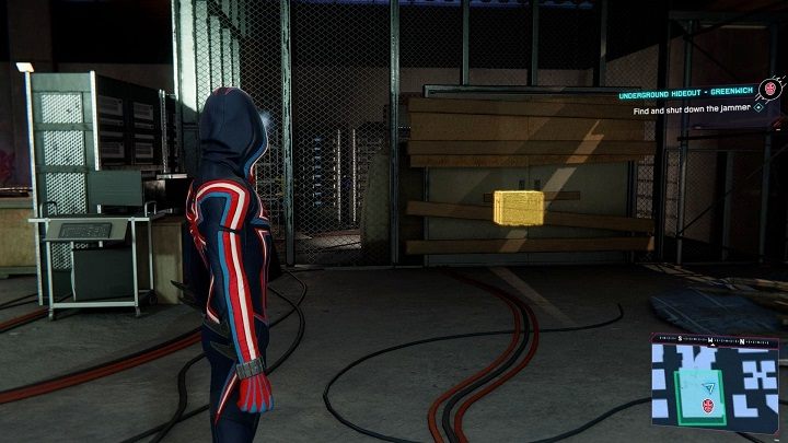 Gdy dostaniesz się do środka, przeskanuj otoczenie - Spider-Man Miles Morales: Kryjówki Undergroundu - wszystkie lokacje, lista - Spider-Man Miles Morales - poradnik, solucja