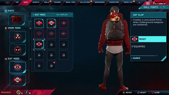 Wymagania - Spider-Man Miles Morales: Modyfikacje kostiumu - lista - Spider-Man Miles Morales - poradnik, solucja