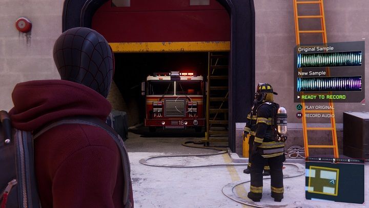 W tej dzielnicy odnajdziesz 1 próbkę dźwiękową do nagrania, o jej dokładnym położeniu przeczytasz na osobnej stronie poradnika - Spider-Man Miles Morales: Upper West Side - mapa, znajdźki, lokacje - Spider-Man Miles Morales - poradnik, solucja