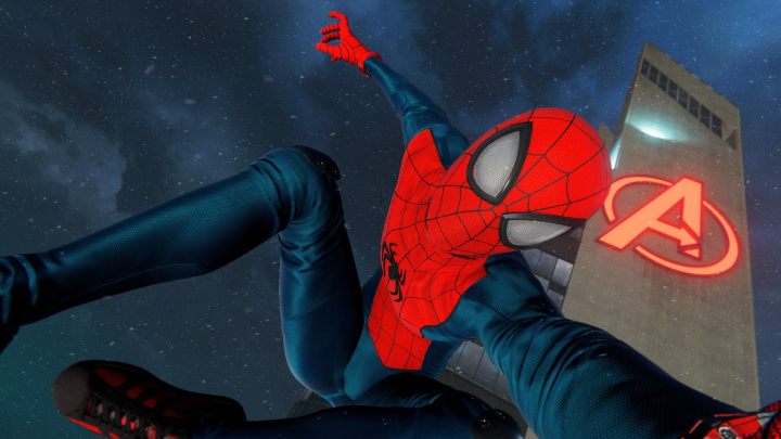 W centrum dzielnicy stoi Wieża Avengers - Spider-Man Miles Morales: Upper East Side - mapa, znajdźki, lokacje - Spider-Man Miles Morales - poradnik, solucja