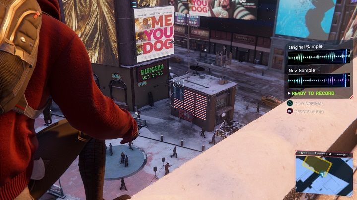 W tej dzielnicy odnajdziesz 1 próbkę dźwiękową do nagrania, opisaliśmy ją na osobnej stronie poradnika - Spider-Man Miles Morales: Midtown - mapa, znajdźki, lokacje - Spider-Man Miles Morales - poradnik, solucja