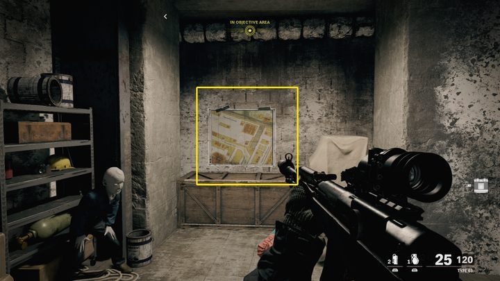 W małym pomieszczeniu nad skrzynką znajduje się mapa. - Call of Duty Cold War: Niewygodna prawda - dowody - Call of Duty Cold War - poradnik do gry