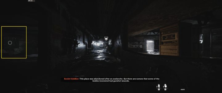 Skrytka znajduje się po lewej stronie korytarza w pomieszczeniu - Call of Duty Cold War: Echa Zimnej Wojny - solucja, opis przejścia - Call of Duty Cold War - poradnik do gry