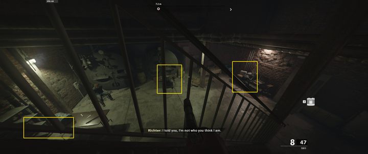 Rozpraw się ze strażnikami za pomocą pistoletu. - Call of Duty Cold War: Cegła w murze - solucja, opis przejścia - Call of Duty Cold War - poradnik do gry