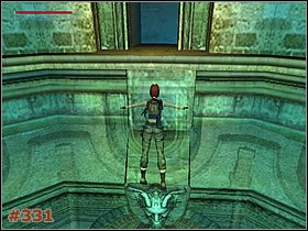 Zobaczysz, jak sala, do której spadł szkielet zostaje zalana wodą - [Misja 17] Neptunes Hall | Tomb Raider The Angel of Darkness - Tomb Raider: The Angel of Darkness - poradnik do gry