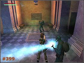 Wracając, zanim wyjdziesz na korytarz, przyjrzyj się szafce z lewej [#398] - [Misja 21] Galleries Under Siege | Tomb Raider The Angel of Darkness - Tomb Raider: The Angel of Darkness - poradnik do gry