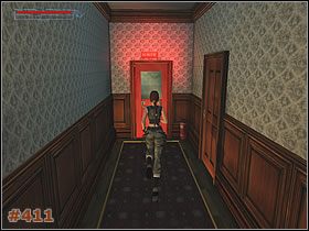 W końcu, po parędziesięciu trafieniach Cleaner wybiegnie tym samym wejście, którym się tu dostał - [Misja 22] Von Croys Apartment | Tomb Raider The Angel of Darkness - Tomb Raider: The Angel of Darkness - poradnik do gry