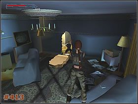 Wróć do korytarza i skręć otwarte drzwi z Twojej prawej - [Misja 22] Von Croys Apartment | Tomb Raider The Angel of Darkness - Tomb Raider: The Angel of Darkness - poradnik do gry