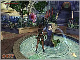 Uważaj na dwie rośliny w okolicy - jedna będzie chciała Cię ugryźć, druga wyrzuci trujący pył - [Misja 25] The Bio-Research Facility (cz.1) | Tomb Raider The Angel of Darkness - Tomb Raider: The Angel of Darkness - poradnik do gry