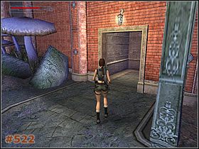 Skręć w lewo i idź do końca metalową kładką, aż do miejsca z drabiną [#521 ] oraz Nabojami Mag Vega - [Misja 25] The Bio-Research Facility (cz.3) | Tomb Raider The Angel of Darkness - Tomb Raider: The Angel of Darkness - poradnik do gry