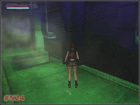 Trafisz do miejsca, gdzie należy użyć wszystkie trzy znalezione wcześniej karty - co też wykonaj - [Misja 25] The Bio-Research Facility (cz.3) | Tomb Raider The Angel of Darkness - Tomb Raider: The Angel of Darkness - poradnik do gry