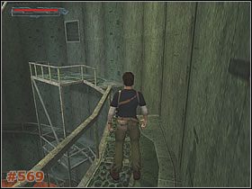 Wskocz na nią, a z niej na uszkodzoną kładkę z prawej [#568] - [Misja 27] Maximum Containment Area (cz.2) | Tomb Raider The Angel of Darkness - Tomb Raider: The Angel of Darkness - poradnik do gry