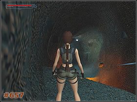 Zaczynasz w jaskini, nieopodal laboratorium - [Misja 32] Eckhardts Lab (cz.1) | Tomb Raider The Angel of Darkness - Tomb Raider: The Angel of Darkness - poradnik do gry