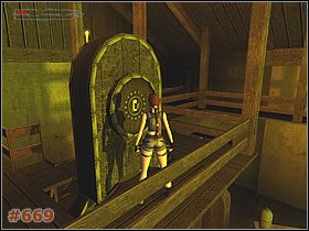 Teraz przejdź do przeciwległego, okrągłego pomieszczenia z basenem i włóż kolejną probówkę w miejsce na ścianie [#668] - [Misja 32] Eckhardts Lab (cz.1) | Tomb Raider The Angel of Darkness - Tomb Raider: The Angel of Darkness - poradnik do gry