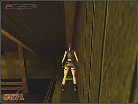 Zanim wrócisz na dół, przejdź za piedestał, do części bez barierki [#670] - [Misja 32] Eckhardts Lab (cz.1) | Tomb Raider The Angel of Darkness - Tomb Raider: The Angel of Darkness - poradnik do gry