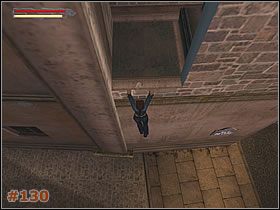 Zaczynasz na zewnątrz klubu, na umieszczonym wysoko nad ulicami balkoniku - [Misja 07] Parisian Ghetto - Kanały, Kościół i dobicie targu (cz.1) - Tomb Raider: The Angel of Darkness - poradnik do gry