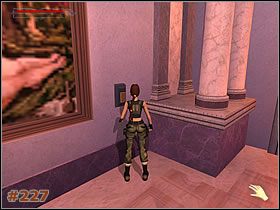 Tam minąwszy kilka korytarzyków, trafisz w końcu na drzwi [#226] prowadzące do wielkiej sali z laserami - [Misja 12] Louvre Galleries (cz.1) | Tomb Raider The Angel of Darkness - Tomb Raider: The Angel of Darkness - poradnik do gry