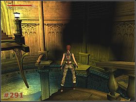 Przeskocz z rozbiegu na drugą stronę (uważaj, łatwo spaść) i zabierz czekające w pomieszczeniu Bandaże Lecznicze [#290] - [Misja 14] Tomb of Ancients | Tomb Raider The Angel of Darkness - Tomb Raider: The Angel of Darkness - poradnik do gry