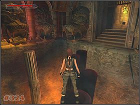 Musisz po nich przeskoczyć na drugą stronę - co jest nie lada wyczynem, biorąc pod uwagę, że one ciągle się poruszają na boki - [Misja 16] The Breath of Hades | Tomb Raider The Angel of Darkness - Tomb Raider: The Angel of Darkness - poradnik do gry