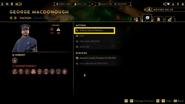 Cel: Członek Twojej drużyny trafia do więzienia - Empire of Sin: Trofea/Osiągnięcia - lista - Empire of Sin - poradnik do gry