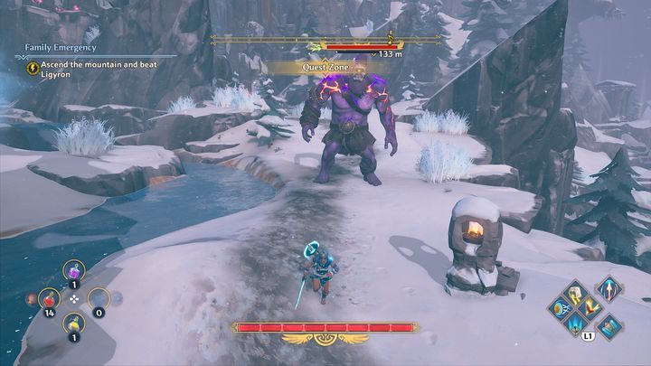 Idąc drogą w głąb regionu, napotkasz Cyklopa - Immortals Fenyx Rising: Sprawa rodzinna - solucja, opis przejścia - Immortals Fenyx Rising - poradnik do gry