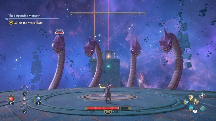 Ostatnia faza to test zręczności, gdyż teraz musisz pokonać cztery głowy hydry - Immortals Fenyx Rising: Hydra - boss, jak pokonać? - Immortals Fenyx Rising - poradnik do gry