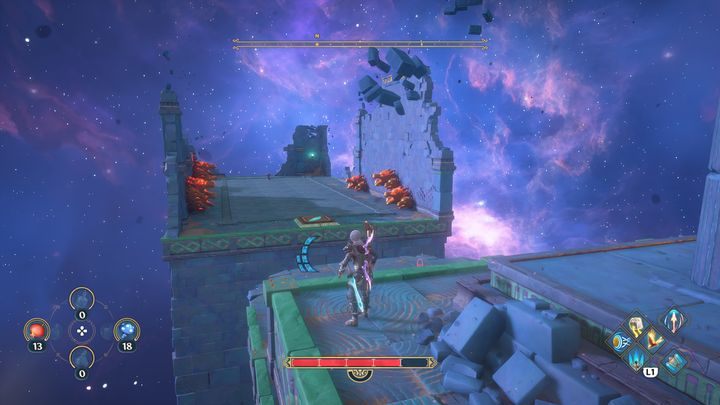 Po pokonaniu Cerbera, zamiast podnosić od razu Piorun Zeusa, idź kawałek dalej, aby odblokować skrzynię - Immortals Fenyx Rising: Zajmij się bohaterską robotą! - solucja, opis przejścia - Immortals Fenyx Rising - poradnik do gry