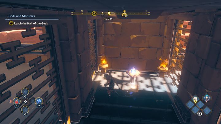 Ostatni przełącznik znajduje się po drugiej stronie świątyni - Immortals Fenyx Rising: Epicka skrzynia (Niszczycielskie Skały) - jak zdobyć - Immortals Fenyx Rising - poradnik do gry