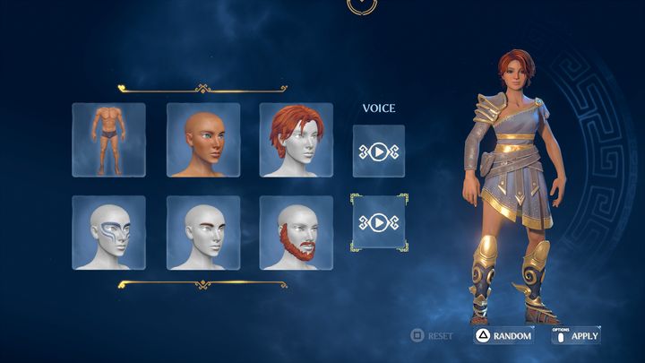 Po zakończeniu cutscenki, będziesz mógł stworzyć swoją postać - Immortals Fenyx Rising: Nieznany brzeg - solucja, opis przejścia - Immortals Fenyx Rising - poradnik do gry