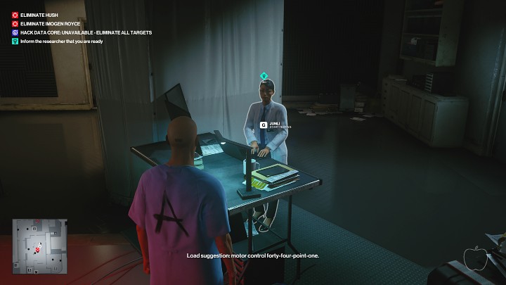 Wyjdź z małej łazienki i daj znać kobiecie w białym fartuchu, że jesteś gotowy - Hitman 3: Impulse Control - Chongqing, zadania fabularne, solucja - Hitman 3 - poradnik, solucja