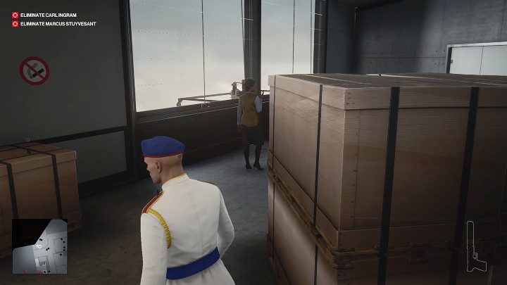 Kolejne dwa elektroniczne zamki znajdziesz w zamkniętej strefie dla personelu (punkt numer 7, poziom 0) - Hitman 3: Elektroniczne okna - lista wszystkich - Hitman 3 - poradnik, solucja