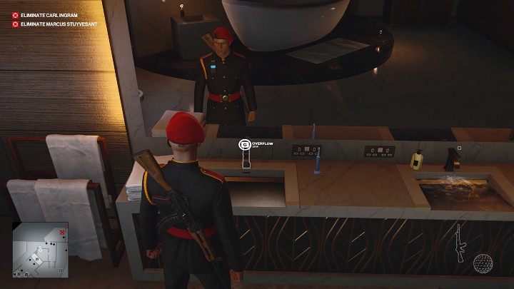 Poczekaj, aż mężczyzna ponownie chwyci za telefon i zacznij działać - Hitman 3: Carl Ingram - jak zabić? Dubaj, solucja - Hitman 3 - poradnik, solucja
