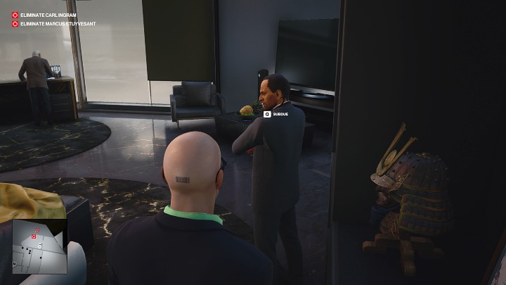 W pomieszczeniu zostanie tylko jeden ochroniarz - Hitman 3: Carl Ingram - jak zabić? Dubaj, solucja - Hitman 3 - poradnik, solucja