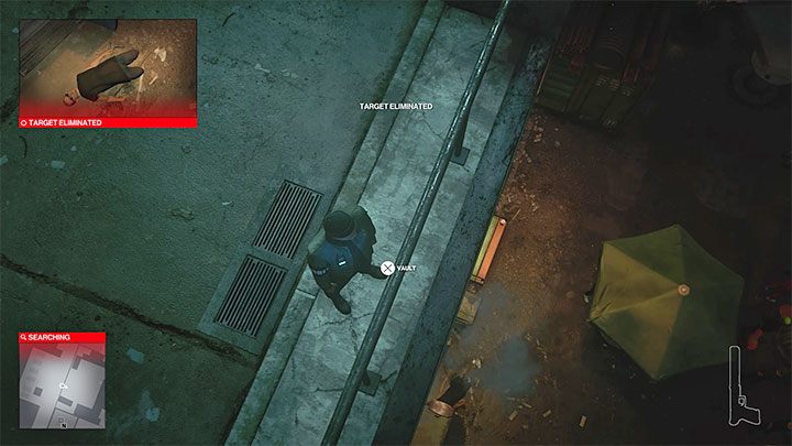Warto zapisać stan gry, bo torbę musisz popchnąć w odpowiednim momencie, tzn - Hitman 3: Agent Davenport - jak zabić? (The Rookie) - Berlin, solucja - Hitman 3 - poradnik, solucja