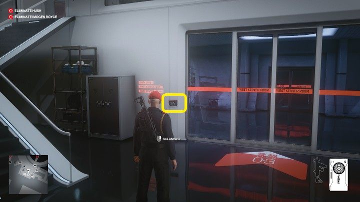 Skanując elektroniczne zamki drzwi i kratek kanału wentylacyjnego, Agent 47 może uzyskać dostęp do niedostępnych wcześniej pomieszczeń na obszarze podziemnego kompleksu badawczego ICA - Hitman 3: Aparat, Chongqing - gdzie i jak używać? - Hitman 3 - poradnik, solucja