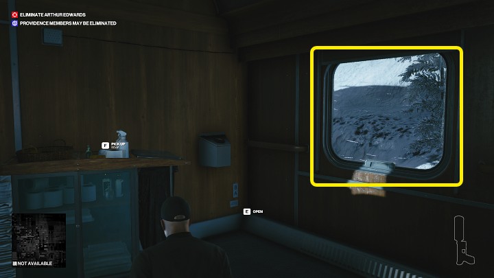 Teraz musisz po raz kolejny skorzystać z okna po prawej stronie - Hitman 3: Arthur Edwards - jak zabić? Carpathian Mountains, solucja - Hitman 3 - poradnik, solucja