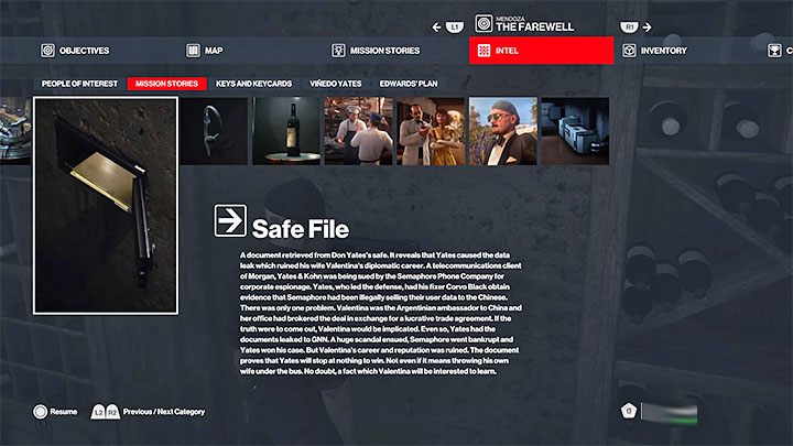 W sejfie znajdziesz raport na temat wycieku danych - Report on Data Leak i zdobędziesz dzięki temu wyzwanie Scandal - Hitman 3: Sejf w piwnicy/Cellar safe - jak otworzyć? - Hitman 3 - poradnik, solucja